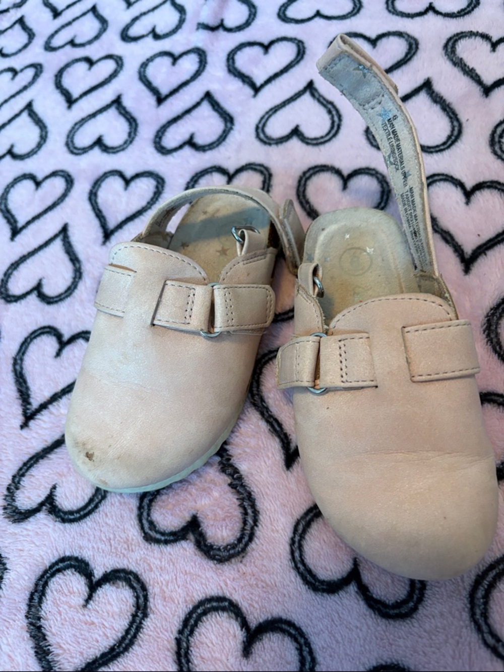 Cat & Jack Toddler Tan Slip-On Dress Clogs